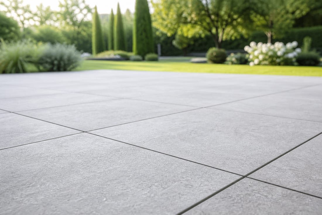 Exemple : carrelage extérieur de terrasse